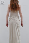 OUDE WAAG knitted slim dresses OW-23SS-DS06 meters gray